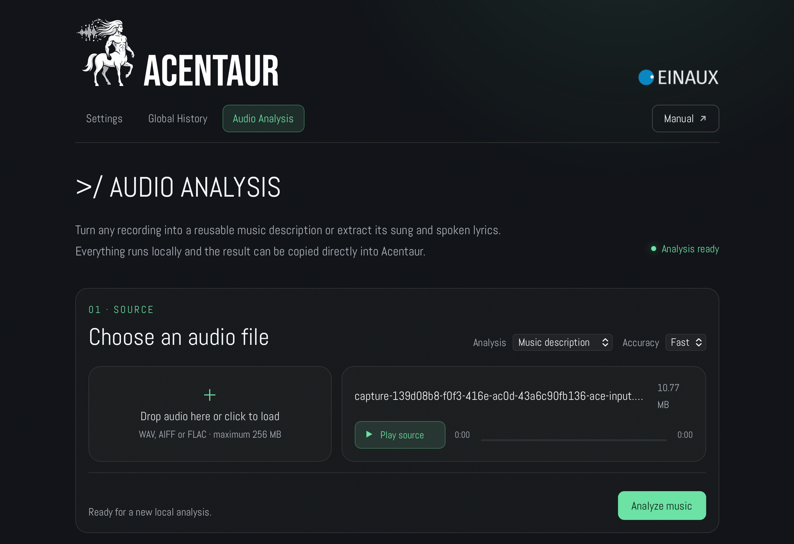 1.1_analysis ACENTAUR Music interface for local audio description and lyrics