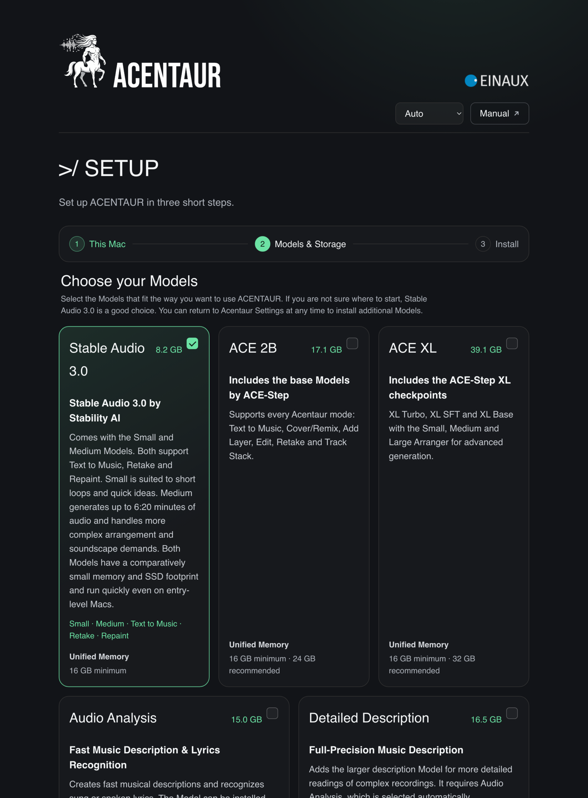 21-setup-2-models-en ACENTAUR Installer Package Select